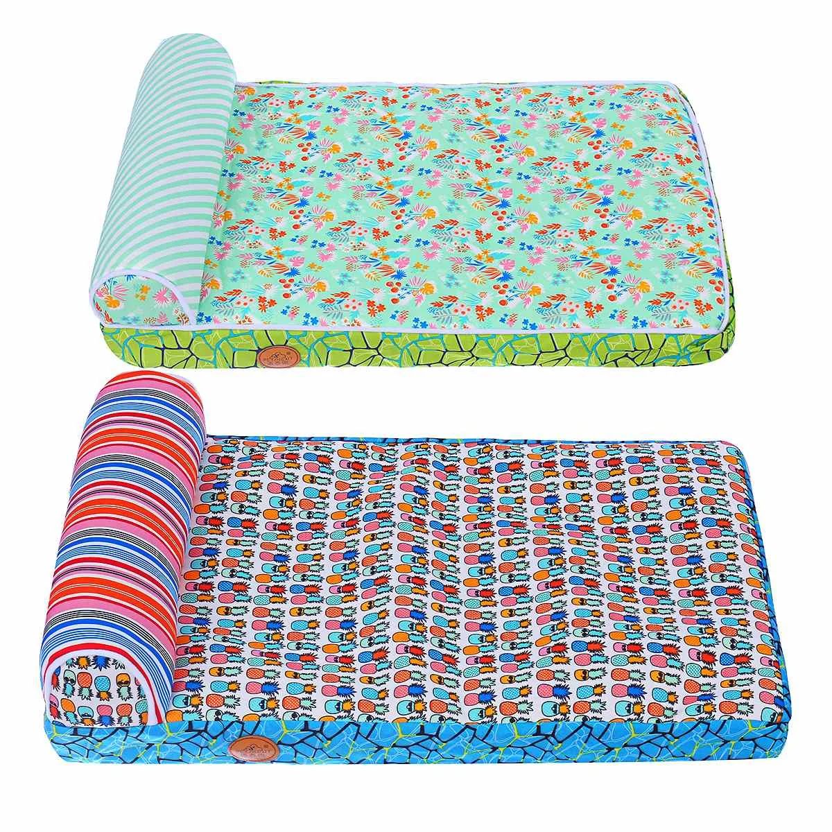 

New 2 Size Oxford Cloth Pet Bed Dog Cat Puppy Bed Sleeping Massage Breathable Cushion Pads Home Kennels Mat For Small Medium Dog