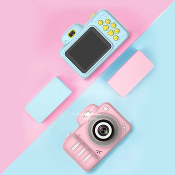 

Cute Mini Camera Children Kids Educational Toys Intelligent Photography Camera for Birthday Gift 1080P Projection Digital Camera