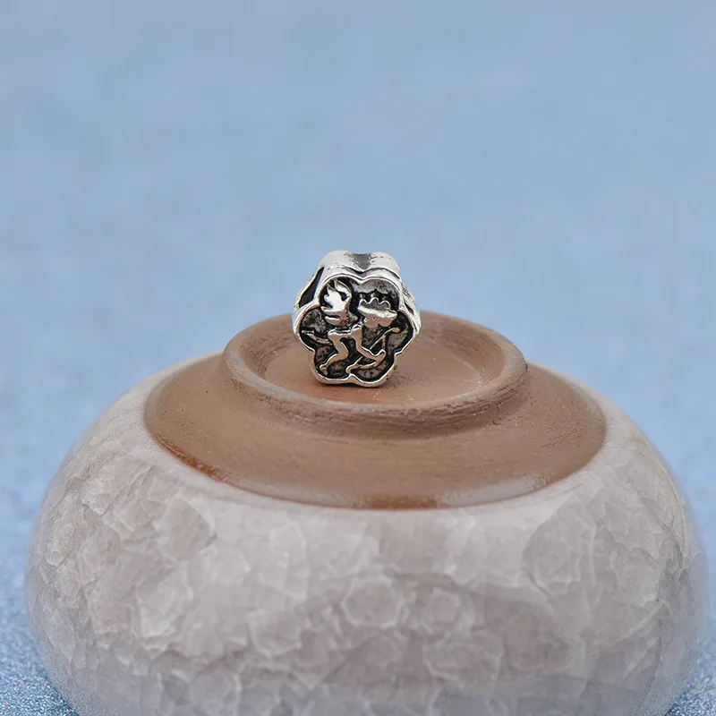 Серебряная пластина, крылья, амулет, бусины, подходят для оригинальной Пандоры, подвески, браслет, милый ангел, стрельба из лука, Любовь бисер, сделай сам, Женские Ювелирные украшения в подарок любимой