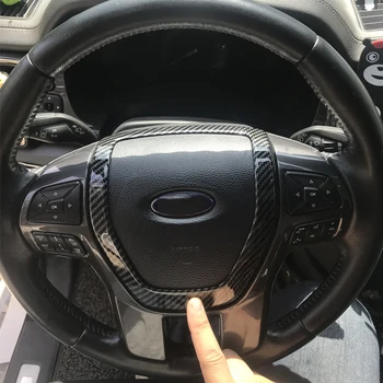 

Foal Burning ABS Car Steering Wheel Decoration Cover Trim Stickers for Ford Everest Explorer Endeavour 2015 - 2018