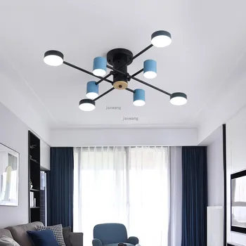 

Nordic Deco Warm Ceiling Lights Modern LED Macaron Ceiling Lighting Bedroom Light Fixtures Living Room Hanging Ceiling Lamps