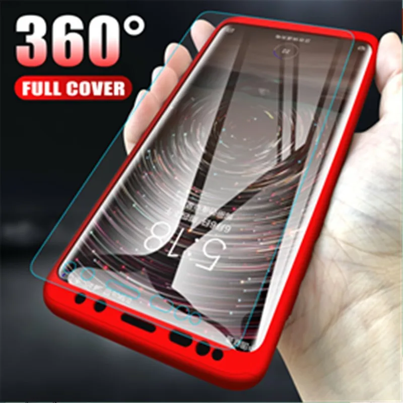 360 Полное покрытие защитный чехол для Xiaomi Mi 10 9 8 Lite A2 6 5S Plus Note 3 Max 2 Mix Play A3 5X 6X Жесткий