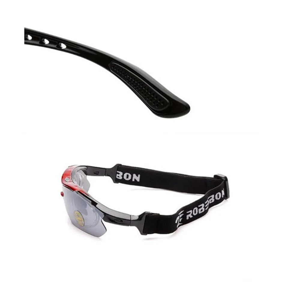 5 Lens Cycling Glasses Night vision Eyewear Change Lens Glasses Fishing Hiking Mountain Bike Bicycle Riding Sports Goggle Set