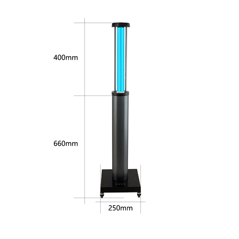 

Mobile Ultraviolet Disinfection Vehicle 220V UV Infrared Air Purifier Ultraviolet Disinfection Quartz Lamp Hospital Office Home