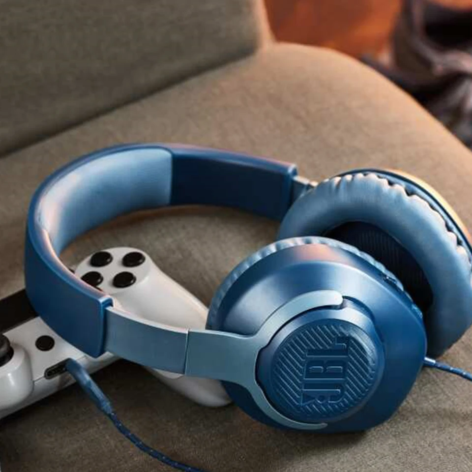 JBL Quantum 100 Wired Headphone Gaming Headset with Mic Foldable Gaming Earphone for PlayStation Nintendo Switch iPhone Mac VR