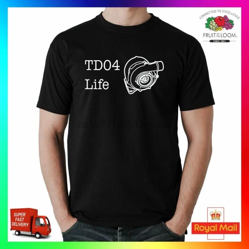 TD04 жизнь турбо забавная футболка подарок JDM Swag тюнер Boost Drag | Мужская одежда