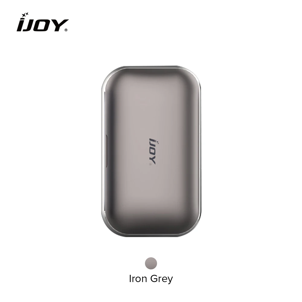 Iron Grey Ijoy Mipo PCC vape pod электронная сигарета 200 мАч батарейный мод с 1000 мАч беспроводной зарядным аккумулятором испаритель 1,4 мл комплект картриджей - Цвет: Iron Grey