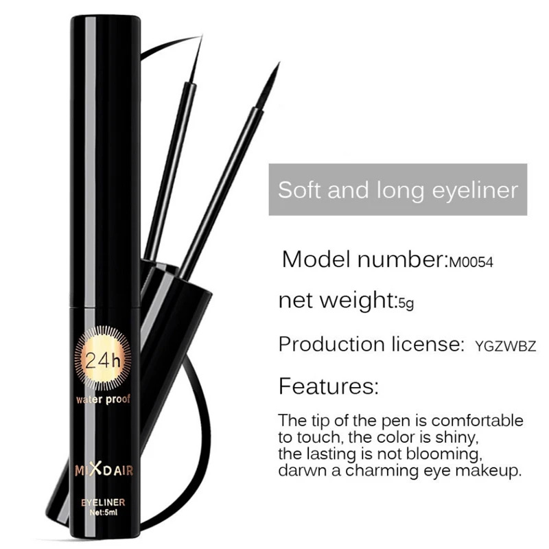 Quick Dry Eyeliner Liquid Long-Lasting Waterproof Smudge-Proof Easy To Use Eyeliner Professional Makeup Cosmetic MKXJ