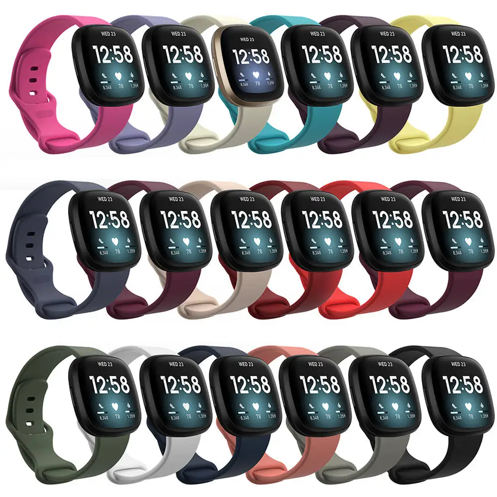 Chofit Lot De 10 Bracelets De Rechange En Silicone Souple Pour Samsung