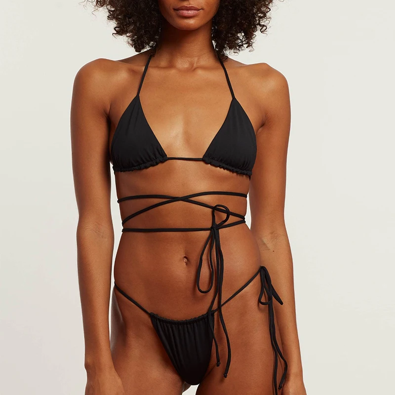 Сексуальное бикини Misswim на бретелях 2020 женский купальник с высоким вырезом