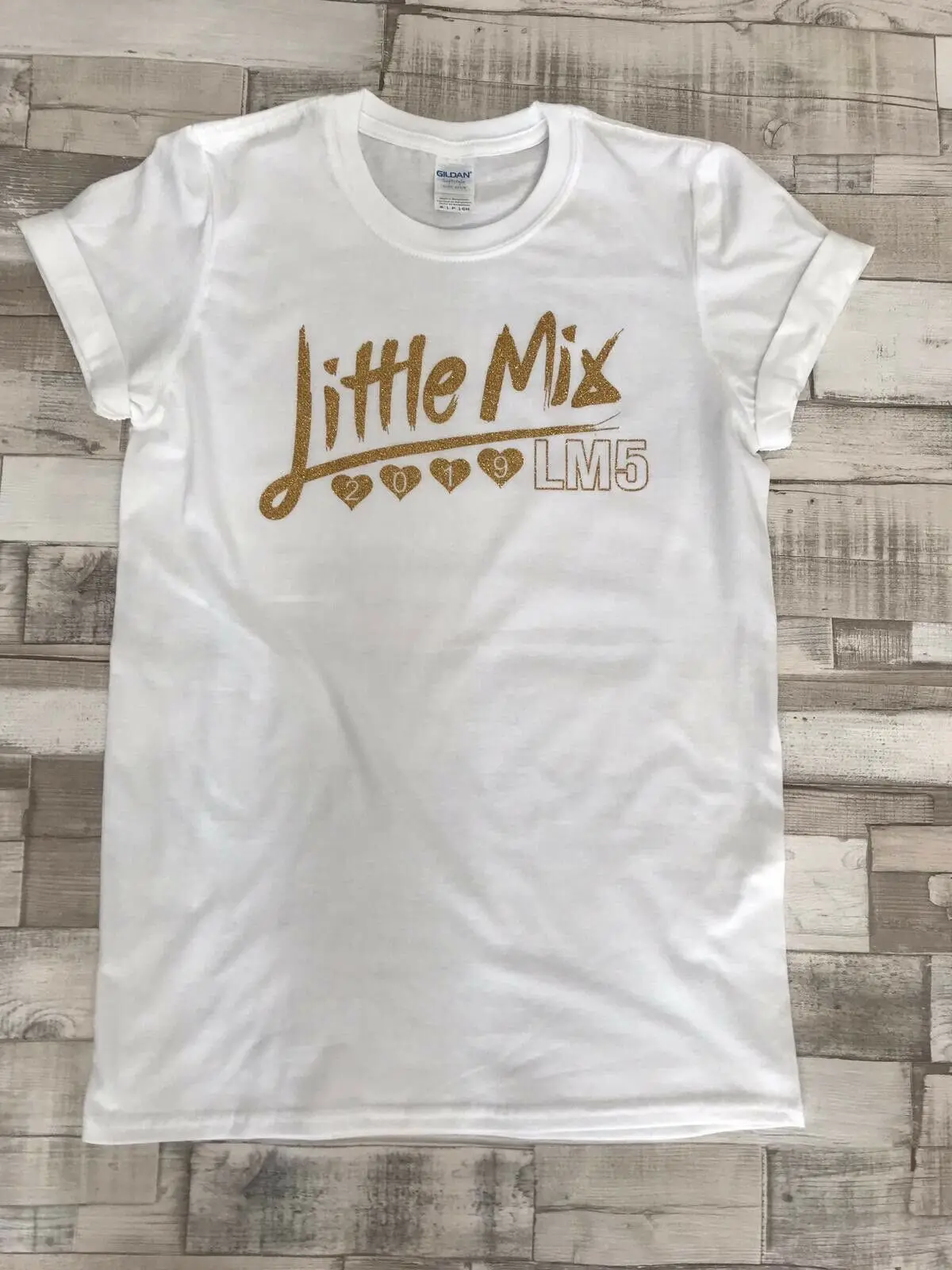 

Little Mix T Shirt 2019 Adults Kids White Black Tshirt with Gold Glitter Text T Shirt Discount 100 % Cotton T Shirt For Men'S