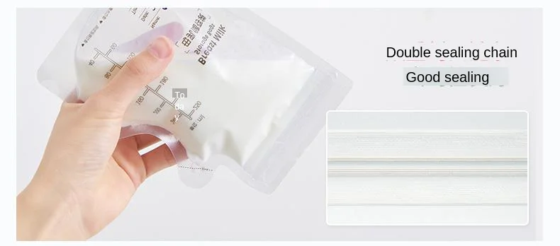 Настраиваемый стерильный одноразовый пакет для хранения грудного молока, мешки для хранения грудного молока, мешок для сбора грудного молока(250) 45 сумок/мешок