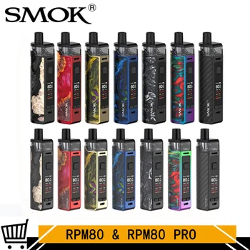 

SMOK RPM80 RPM80 PRO Kit Vape 80W Electronic Cigarette 3000mAh 18650 Battery 5ml Tank RPM Mesh 0.4ohm RGC 0.17ohm VS RPM40 Pod