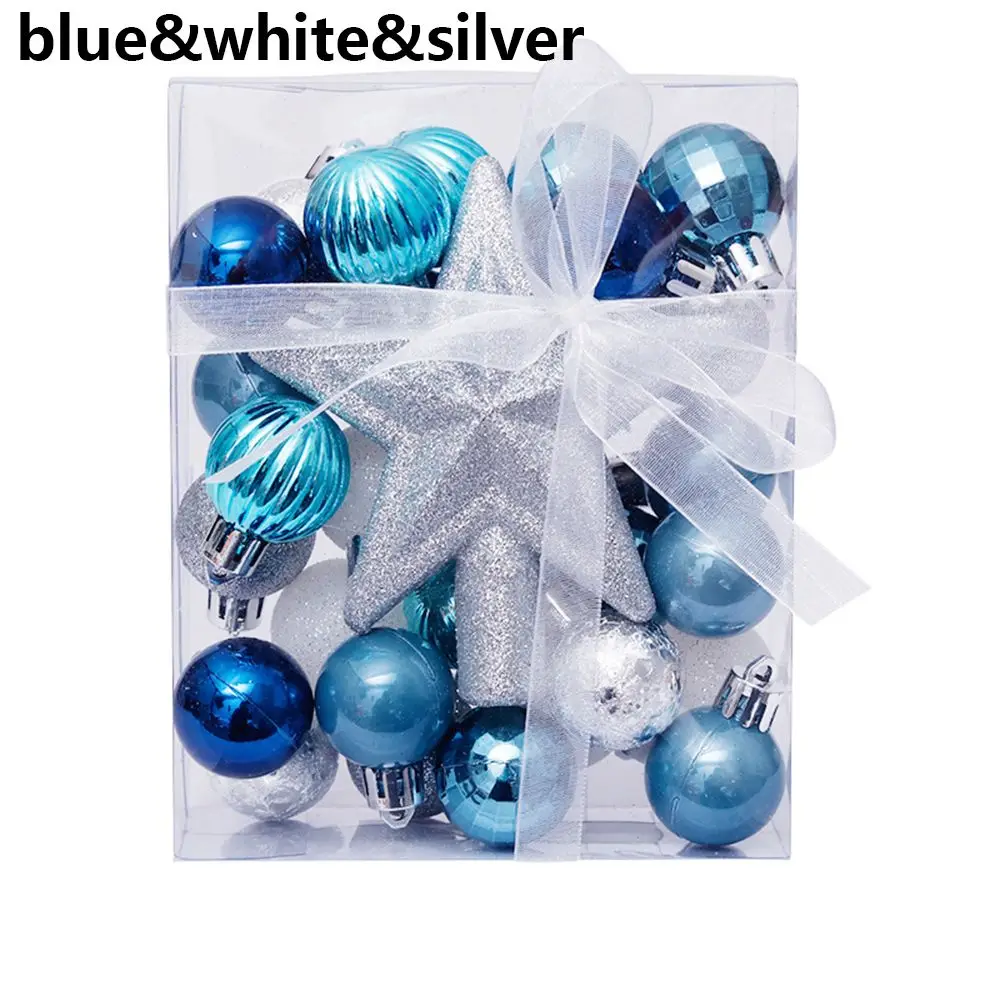 30 piezas de 3 cm para decoración del hogar, regalos de bricolaje, colgante de gota, decoración de árbol de Navidad, bola de Navidad, colgante