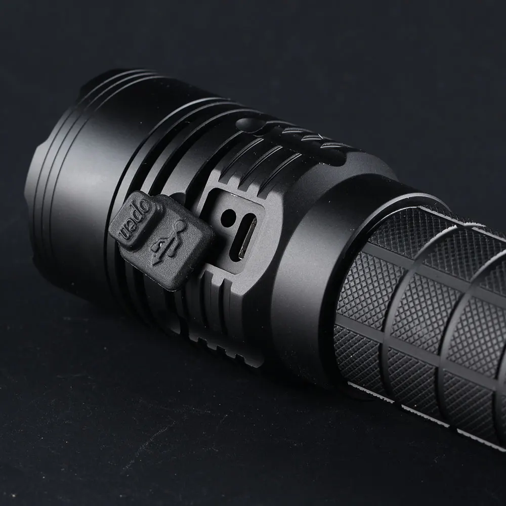 Светодиодный фонарик Convoy M4U Cree XPL HI светодиодный 18650 26650 с микро USB перезаряжаемый