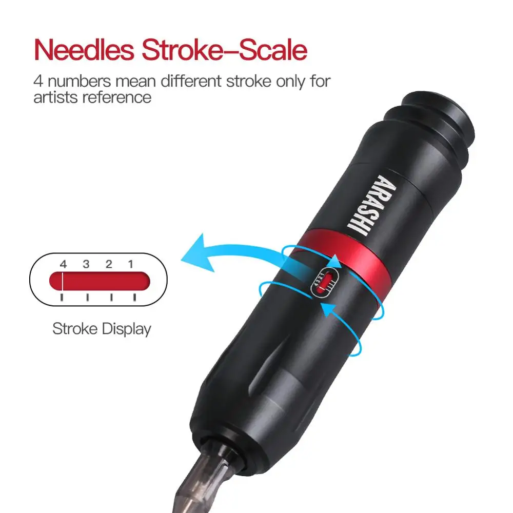 Cena Potężny pisak do tatuażu obrotowy tatuaż karabin maszynowy czarny precyzyjny silnik RCA maszynka do tatuażu tatuaż tatuaże do ciała