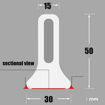

Bathroom Kitchen Water Stopper Dry and Wet Separation Silicone Water Barriers Floor Partition Strips UND Sale