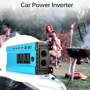 

Hot 4000W Car Power Inverter Charger DC 12V/24V To AC 220V Sine Wave Converter Interfaces Voltage Transformer Adapter With 4 USB