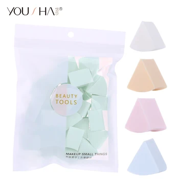 

YOUSHA 25pcs Triang Makeup Sponge Disposable Powder Puff face Makeup Sponge Cosmetic Puff for liquid Foundation BB Cream Powder