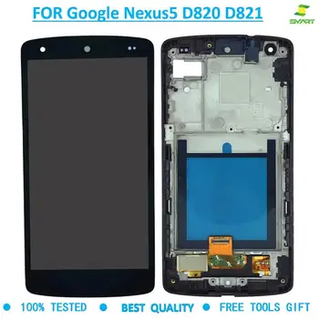 

For LG Google Nexus5 D820 D821 LCD Display Touch Screen Digitizer Glass panel Assembly Compatible for Google Nexus5 Frame 4.95"