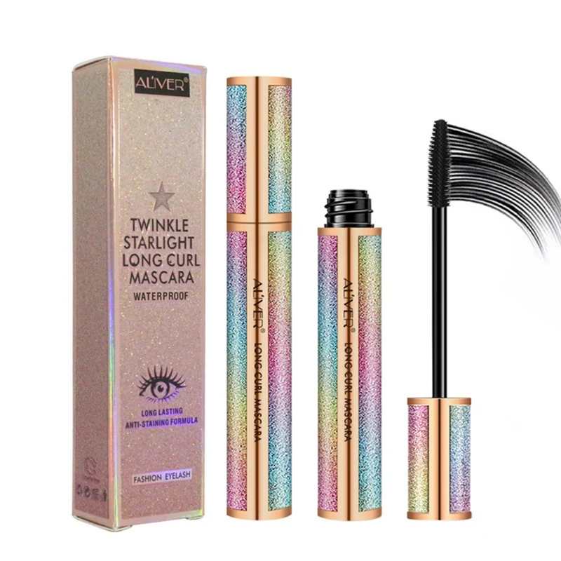 Star Shine Mascara стойкая водостойкая быстросохнущая тушь для ресниц без головокружения легкая в цвете черная Толстая мягкая Подкручивающая тушь для ресниц