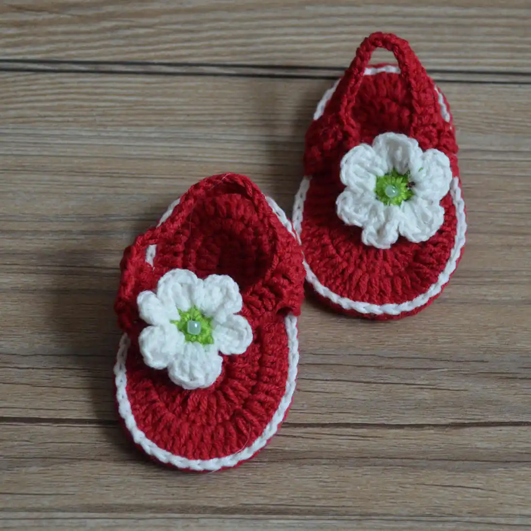 Tongs En Crochet Pour Bebe Sandales D Ete Pour Bebe Sandales En Crochet Avec Petites Fleurs Bouffantes Taille 9cm 10cm 11cm Livraison Gratuite Aliexpress