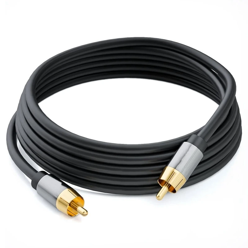 Цифровой коаксиальный аудиокабель Fever HIFI 75 Ом сабвуфер линия SPDIF Lotus Line 9 84 фута |