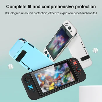 

Protective Case Anti-Fingerprint Game Controller Shell for Switch Console Controller Handle Case Full Cover Protective Cover