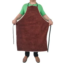 Сварочный фартук теплоизоляция весь кусок из коровьей кожи защитные фартуки огнестойкие сварочные аппараты рабочая одежда безопасности