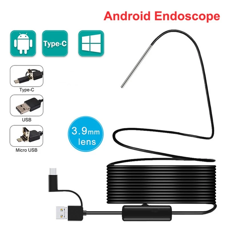 Antscope 2019 Новинка 3 9 мм Wifi Бороскоп эндоскоп камера IP67 водонепроницаемый 2000 мАч