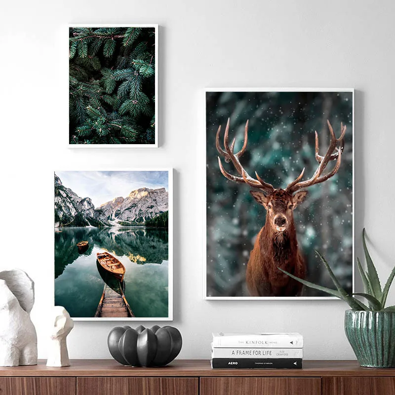 Description Picture 6 of itemGATYZTORY 60x75cm Paint By Numbers for Adults Landscape HandPainted Oil Painting Tree Canvas Colouring Home Decor