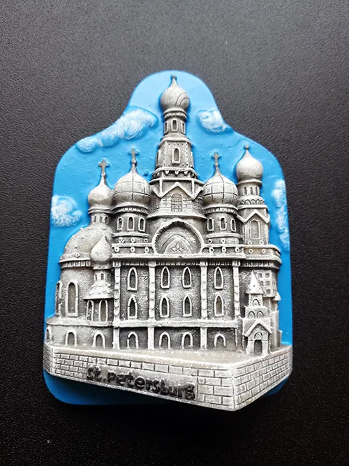 3D Steroe магниты на холодильник Россия с - Цвет: St. Petersburg