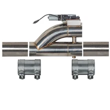 2, 2,5, 3 дюйма SS304 двойной клапан электрический выхлоп клапан с кнопкой дистанционного управления и 2 шт зажим разъем 2, 2,5, 3 дюйма SS304 двойной клапан электрический выхлоп клапан с кнопкой дистанционного управления и 2 шт зажим разъем