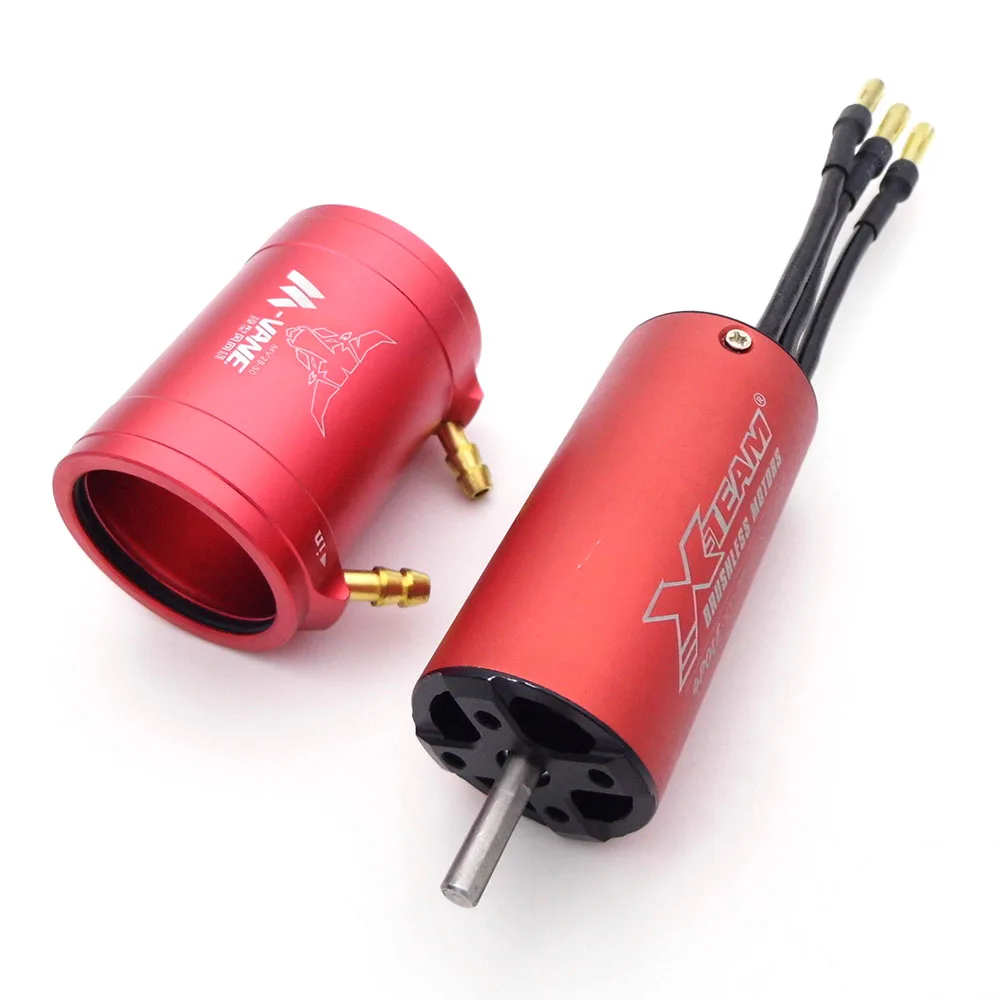 Brushless Motor & 40A ESC Water Cooling Combo For RC Jet Boat, Car, Pump - 2440 Size, KV4500, Universal Fit