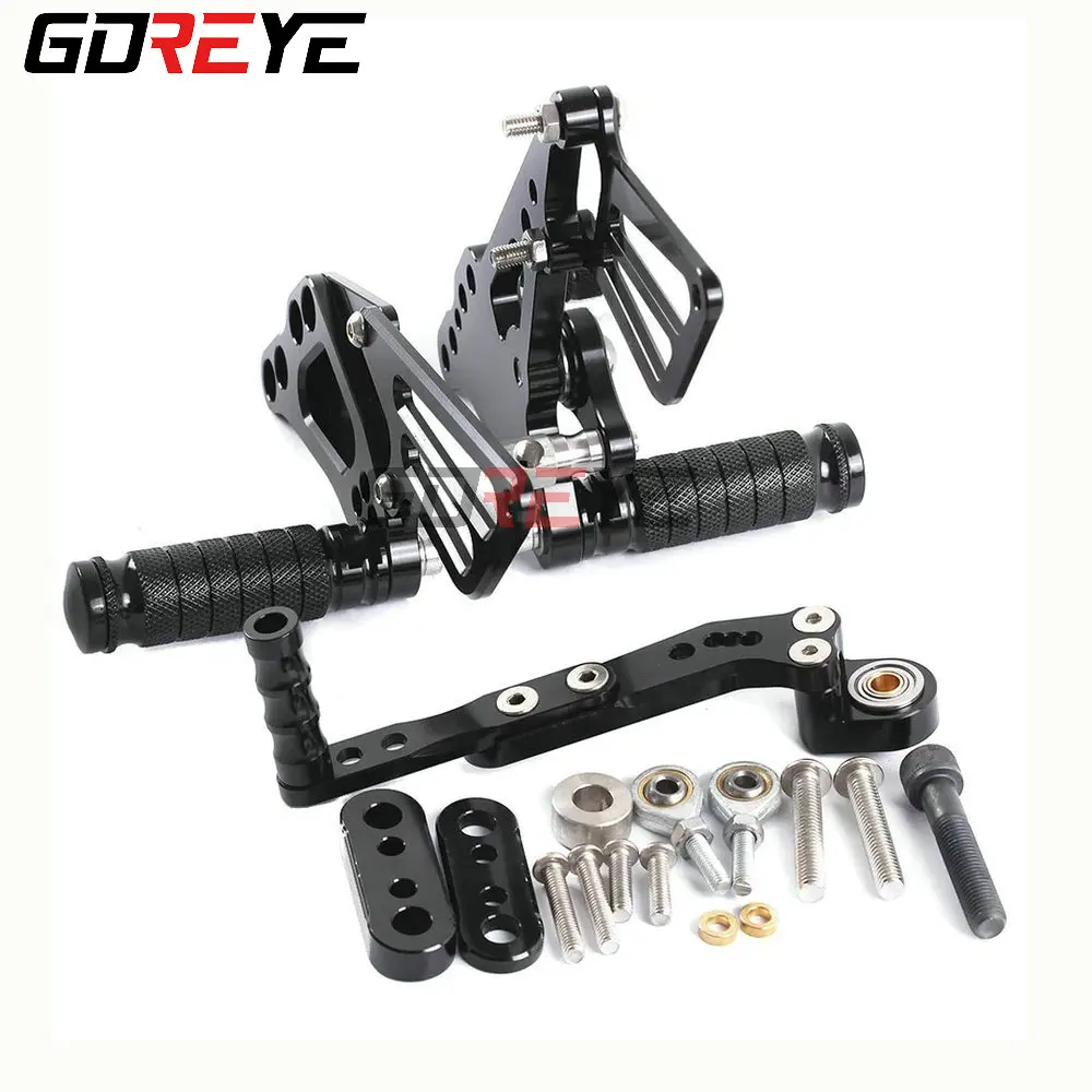 CNC Adjustable Rearset Rear Set For Suzuki GSXR600/750 GSXR 750 600 2011-2015 Motorcycle Foot Pegs Footpegs Rearsets Footrest | Автомобили