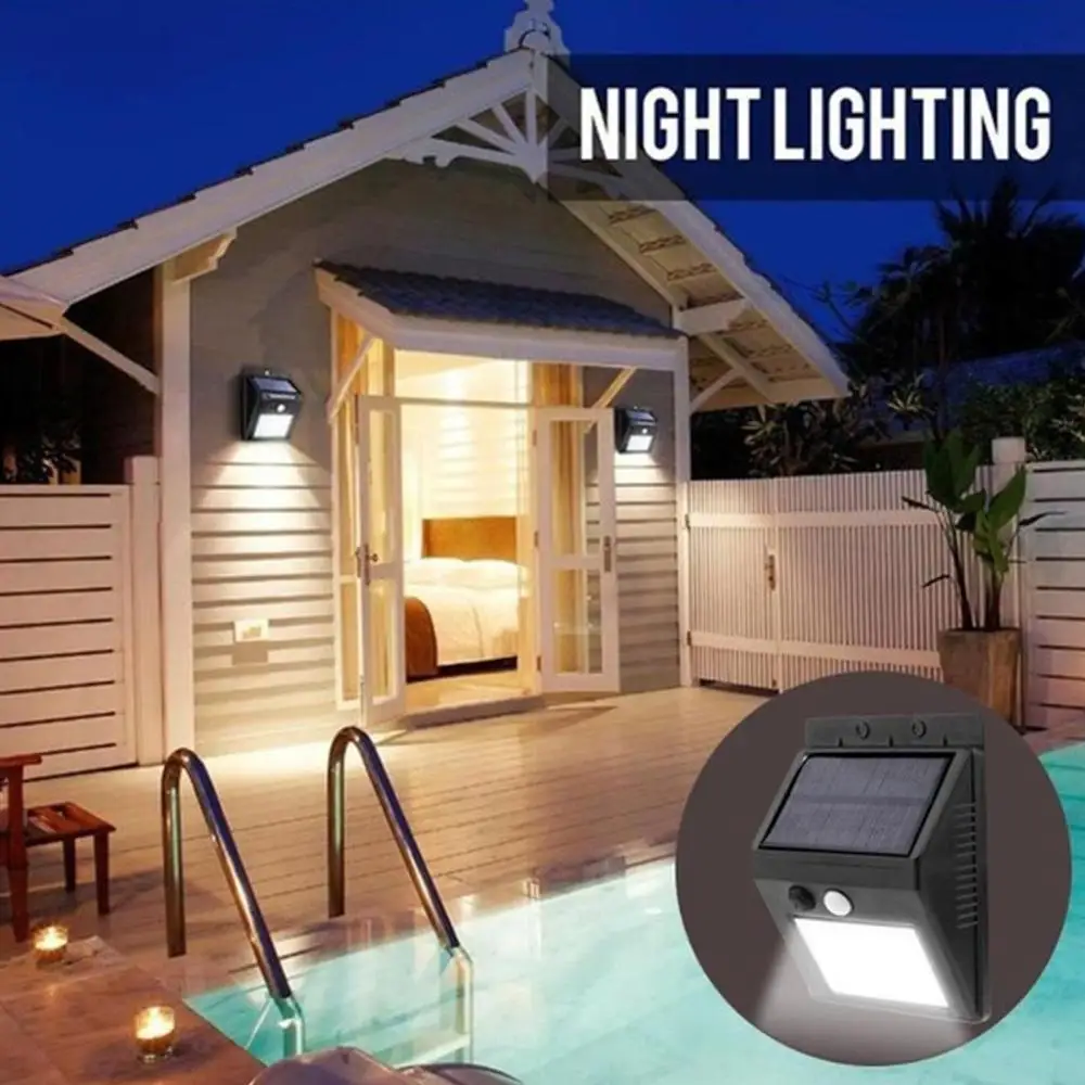 20/30 LED Solar Light Outdoor Led Solar Lamp Motion Sensor Wall Light Waterproof Solar Powered Sunlight for Garden Decoration