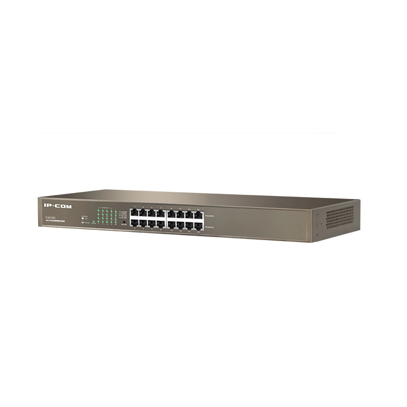 IPCOM G1016G 16 Порты рабочего Gigabit 1000 Мбит/с коммутатор Ethernet сетевой LAN концентратор