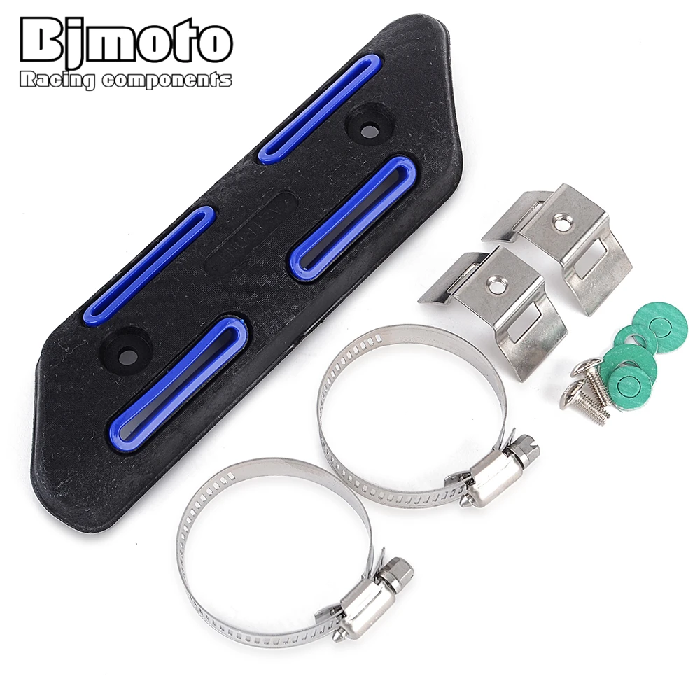 Protezione Della Copertura Dell'Isolamento Termico Del Tubo Del Silenziatore Di Scarico Della Fiamma Per Motociclette A 4 Tempi Atv Drit Pit Bike Prot