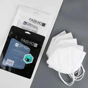 

100Pcs Mask Packing Bag Resealable Plastic Storage Bags Mask Zipper Lock Pouch H37C