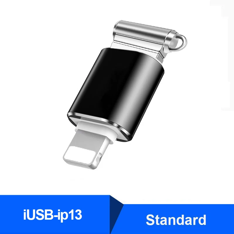 iusb-ip13 Металлический OTG USB флэш-накопитель для iphone X 8 7 Plus 6 6s не нужно Приложение ios 13,0 выше флешки 8gb16gb32gb64gb USB фото палка - Цвет: iusb-ip13