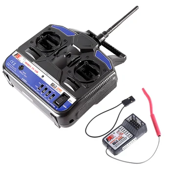 

FlySky FS-T4B 2.4G 4CH Radio Control RC Transmitter With Receiver for RC Quadcopter Helicopter Airplane RC Parts