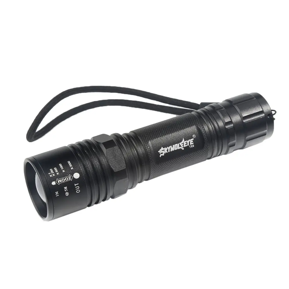 

Long Using Time Ultra Bright Flashlight High Power LED Waterproof Outdoor Camping Hiking Hunting Torch Flashlight