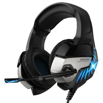 

ONIKUMA K5PRO USB+3.5mm Wired Headset RGB Mobile Computer Eating Chicken Game with Microphone Headset PS4 Headset