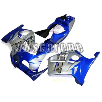 

Complete Fairings for Honda CBR250RR MC19 1988 1989 CBR 250RR MC19 88 89 ABS Injection Bodywork Blue Silver Panels Kits