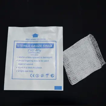 

Sterile Sterile Gauze Pad Gauze Pad Wrap Wounds Wound Care Products Absorb Exudate Emergency Waterproof 100% Cotton