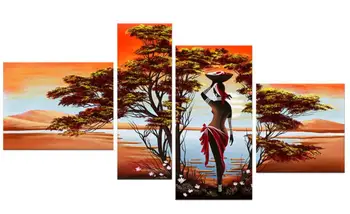 

DIY Diamond Painting Landscape Patterns Handmade Craft Full Square Diamond Embroidery Tree and Woman Wall Art Decoration