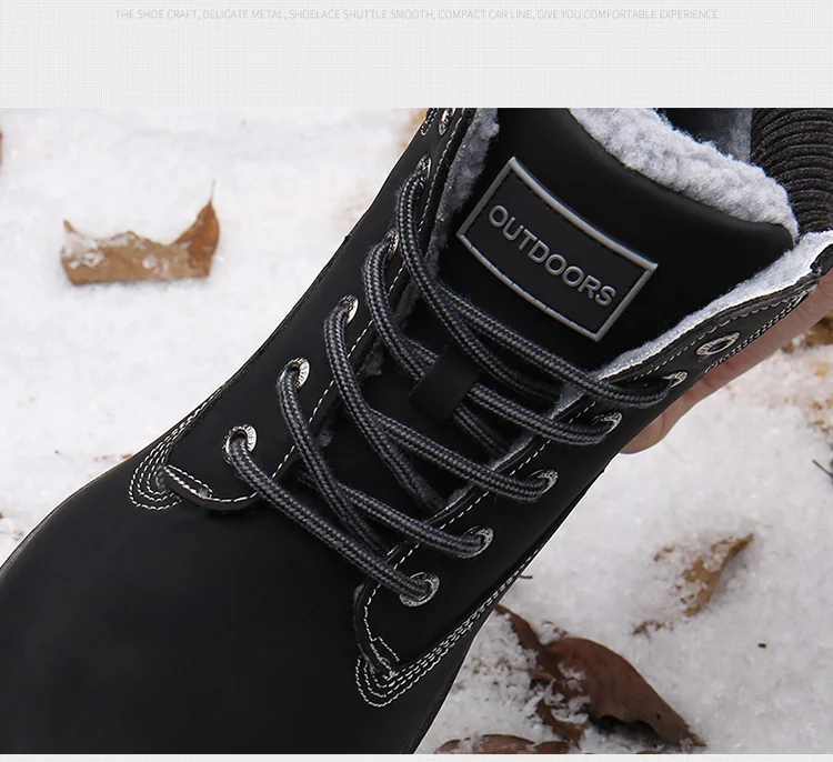 Женские зимние ботинки; Водонепроницаемая Обувь с мехом; женские теплые кроссовки; нескользящие зимние плюшевые ботинки; женская повседневная обувь; botas Mujer