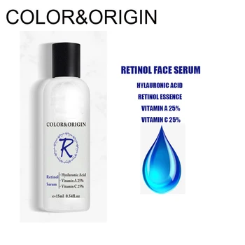 

Color&Origin Retinol Face Serum Pure Hyaluronic Acid Collagen Facial Serum Essence Organic Skin Care Nourishing Lifting Firming