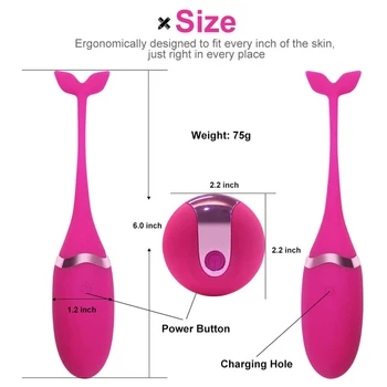Wearable Panty Vibrator with Wireless Remote Control 10 Vibration Modes Medical Silicone Waterproof Invisible Stimulator Sex Toy 5