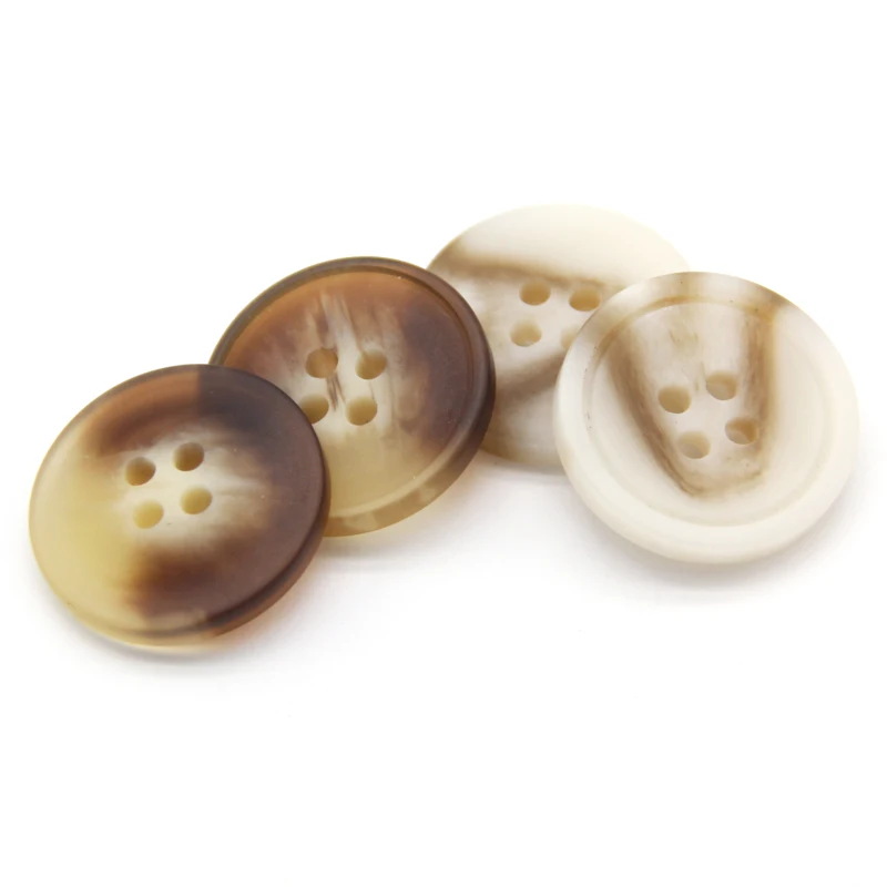 HENGC Resin Imitation Horn Large Decorative Coat Buttons For Clothing Sweater Suit Cardigan Big DIY Sewing Accessories Wholesale